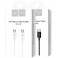 HOCO X23 SKILLED TYPE-C TO TYPE-C CHARGING DATA CABLE - WHITE