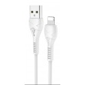 HOCO X37 POWER CHARGING DATA CABLE FOR LIGHTNING - WHITE