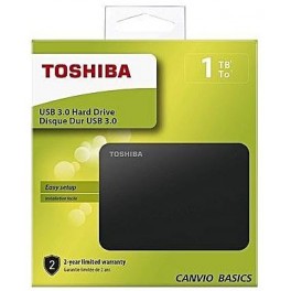 TOSHIBA HDD ESTERNO 1TB 2,5 USB 3.0 TOSHIBA HDTB410EK3AA