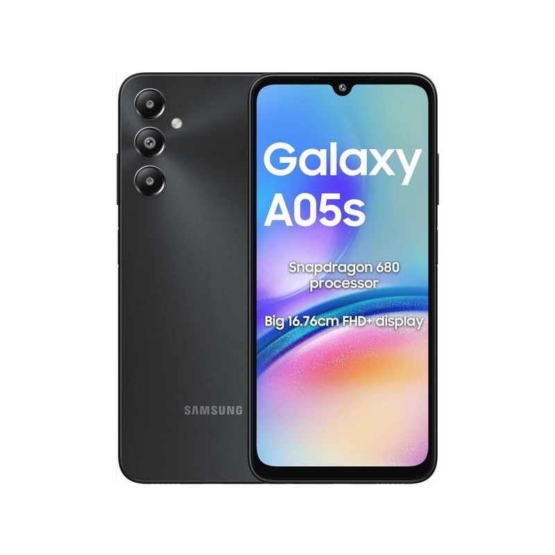 SAMSUNG GALAXY A05S 4+128GB DUAL SIM BLACK SAMSUNG SAMSUNG
