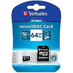 VERBATIM MICRO SD 64GB VERBATIM MEMORY CARD