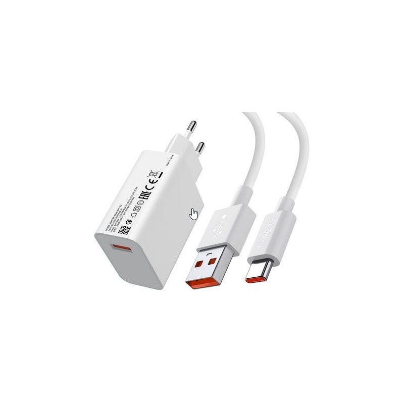 XIAOMI CARICABATTERIE+CAVO TYPE-C 33W XIAOMI CARICABATTERIE XIAOMI CARICABATTERIE+CAVO TYPE-C 33W XIAOMI CARICABATTERIE