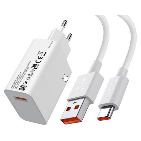 XIAOMI CARICABATTERIE+CAVO TYPE-C 33W XIAOMI CARICABATTERIE