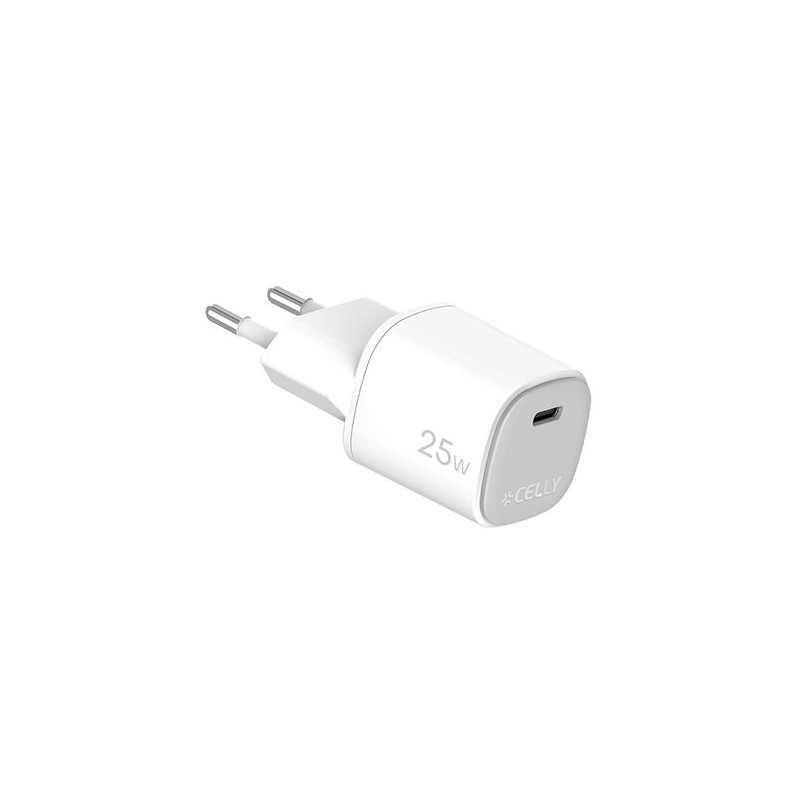 CELLY Caricabatterie - UPTC1USBC25W - 25W GaN Wall charger [UPT COL...
