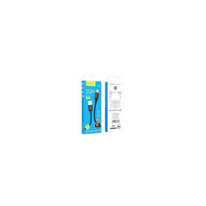 HOCO X89 CAVO USB-TYPE-C BLACK HOCO CAVI HOCO X89 CAVO USB-TYPE-C BLACK HOCO CAVI