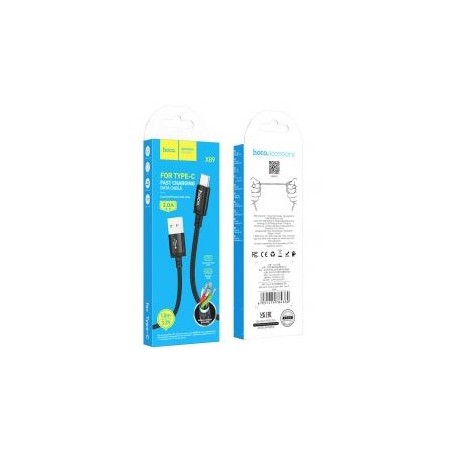 HOCO X89 CAVO USB-TYPE-C BLACK HOCO CAVI