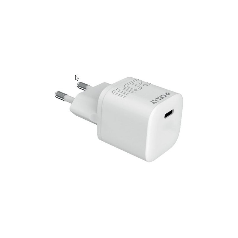 CELLY Caricabatterie - UCTC1USBC20W - 20W Wall Charger [ULTRA COMPA...