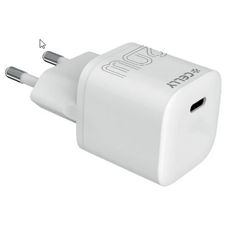 CELLY Caricabatterie - UCTC1USBC20W - 20W Wall Charger [ULTRA COMPA...