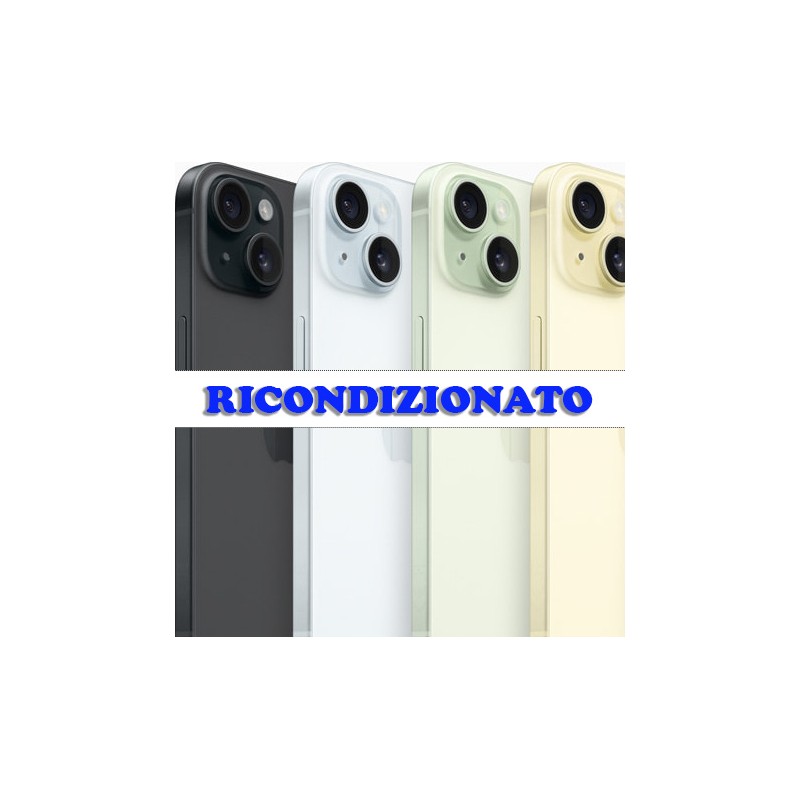 APPLE IPHONE 15 128GB RICONDIZIONATO RICONDIZIONATO RICONDIZIONATI