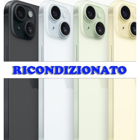 APPLE IPHONE 15 128GB RICONDIZIONATO RICONDIZIONATO RICONDIZIONATI