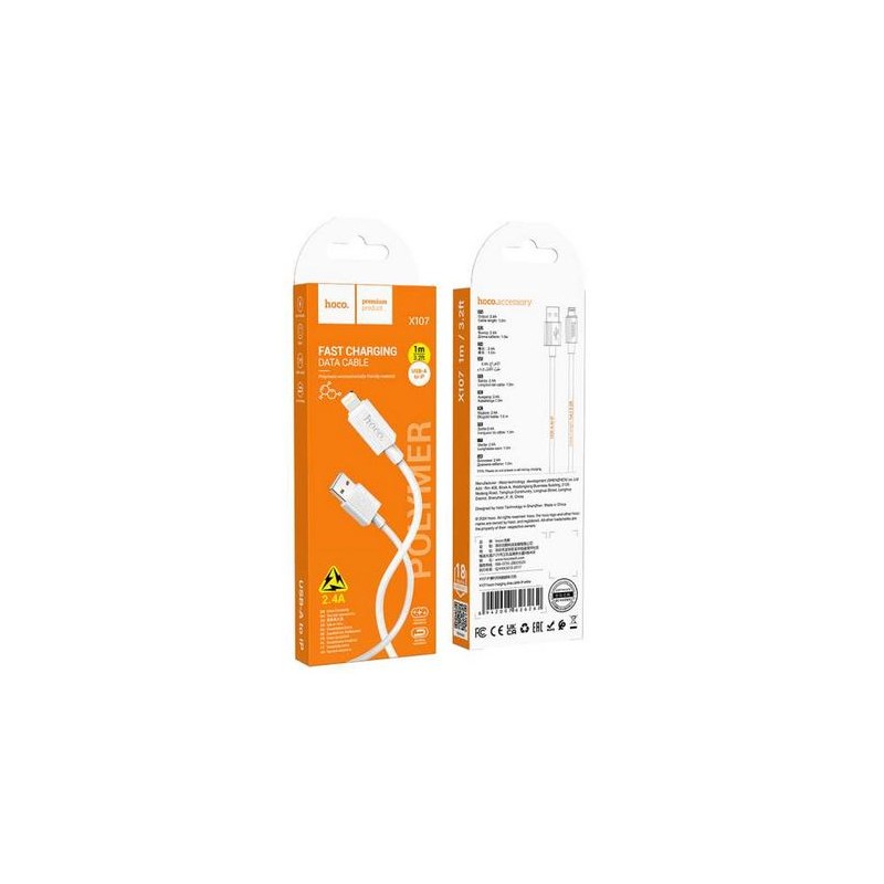 HOCO X107 CAVO DATI FAST USB-IPHONE HOCO CAVI HOCO X107 CAVO DATI FAST USB-IPHONE HOCO CAVI