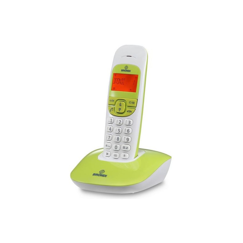 BRONDI NICE CORDLESS CON VIVAVOCE BIANCO/VERDE BRONDI BRONDI
