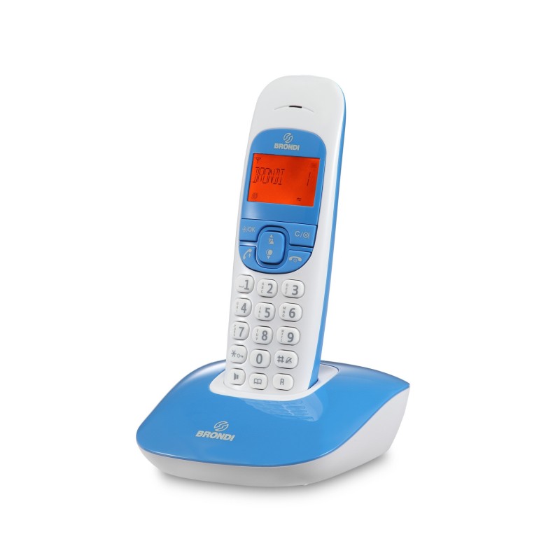 BRONDI NICE CORDLESS DITAL CON VIVAVOCE BIANCO/BLU BRONDI BRONDI