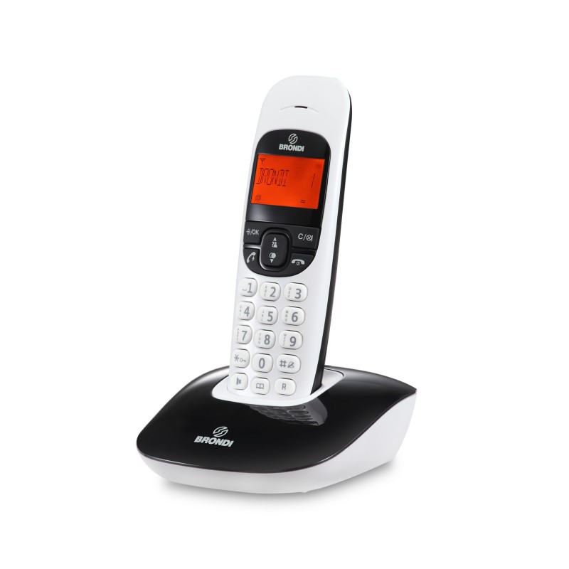 BRONDI NICE CORDLESS DITAL CON VIVAVOCE NERO/BIANCO BRONDI BRONDI