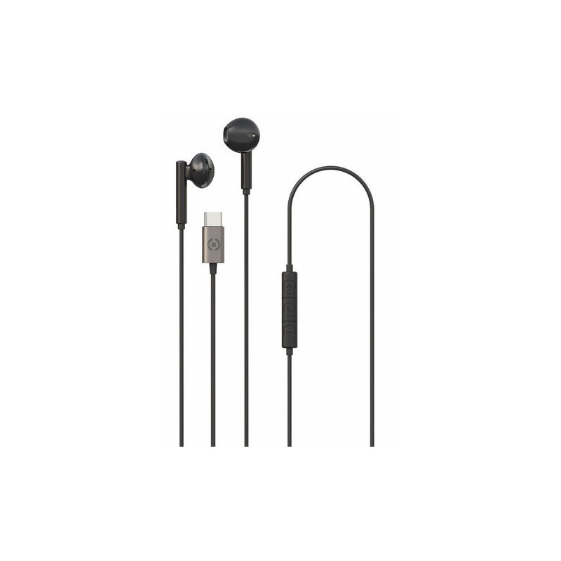 CELLY Cuffie e Auricolari - UP1100TYPEC - USB-C Stereo Wired Earpho...