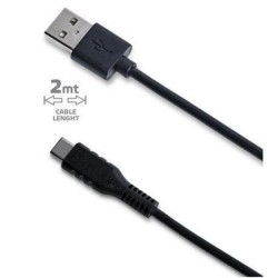 CELLY Cavi - USBCUSBCCOTT - 60W USB-C to USB-C Cotton Braided Cable...
