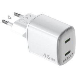 CELLY Caricabatterie - UPTC2USBC45W - 45W GaN Wall Charger [UPTC CO...