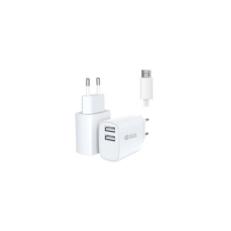 SGS CARICATORE 12W +CAVO MICRO SGS CARICABATTERIE