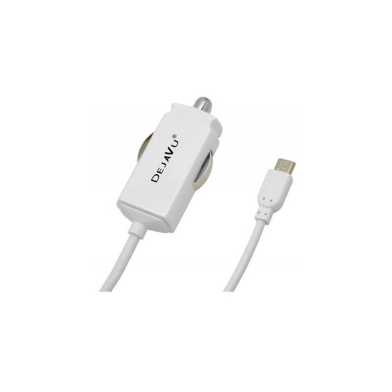 DEJAVU CARICATORE AUTO ULTRASLIM 2.1A MICRO USB  CARICABATTERIE AUTO