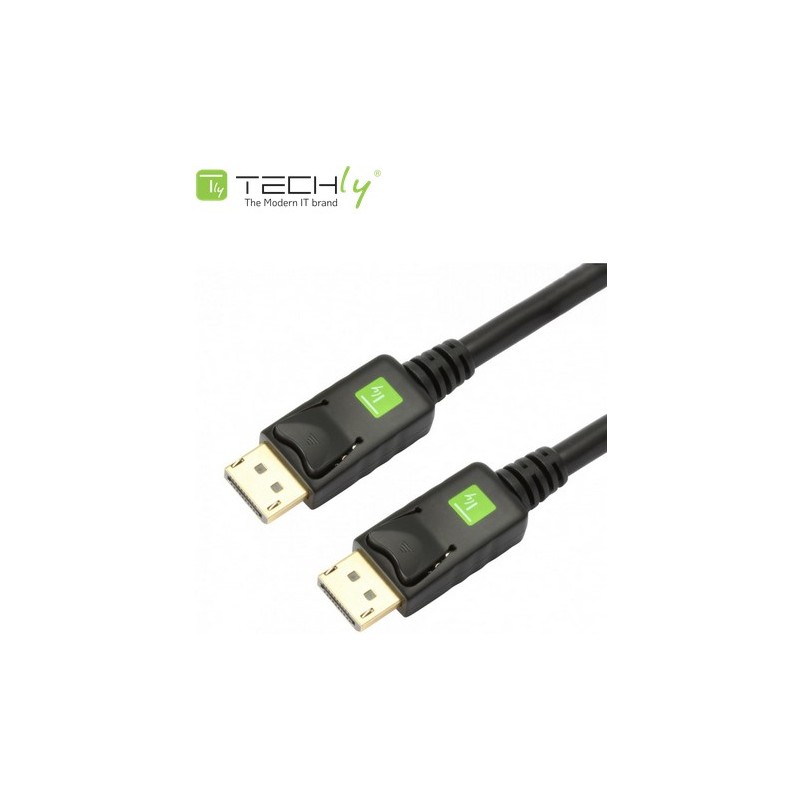 TECHLY Cavo Audio/Video DisplayPort M/M 2 m Nero  CAVI