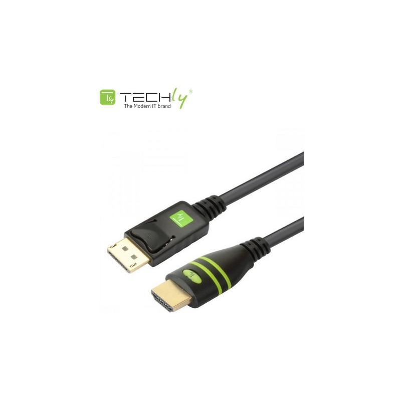 TECHLY Cavo Convertitore da DisplayPort a HDMI 1 m  CAVI