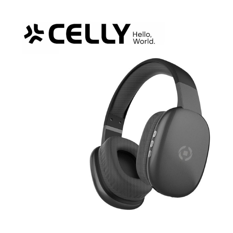 CELLY CUFFIA STEREO WIRELESS BLACK CELLY AURICOLARI E CUFFIE BLUETOOTH