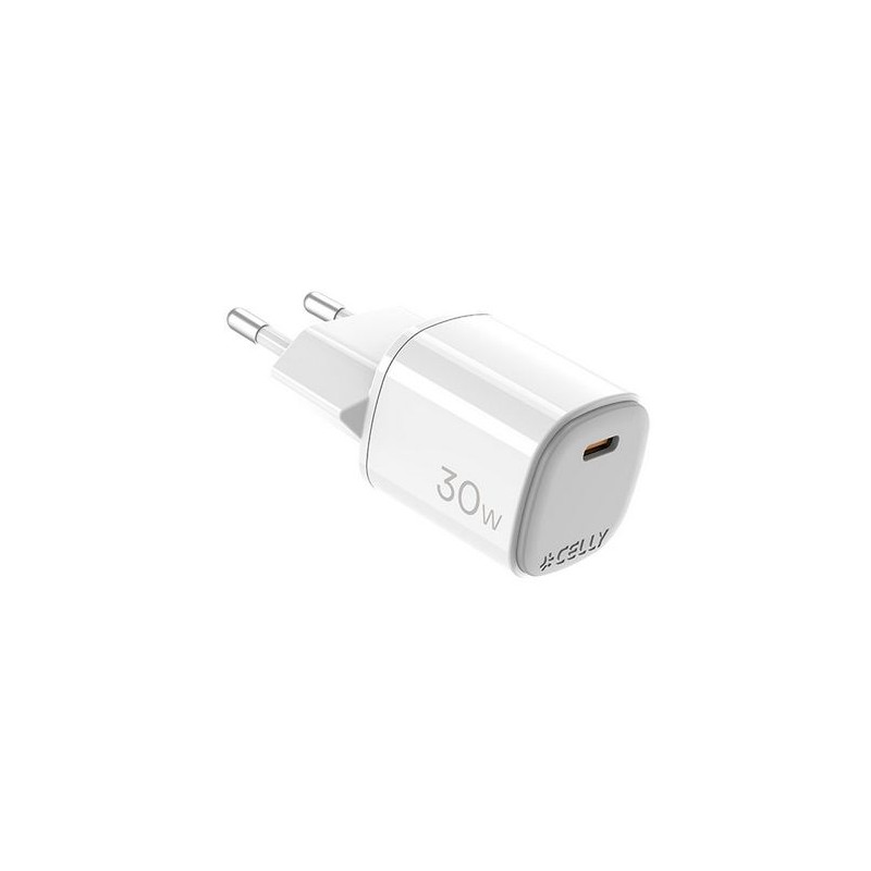 CELLY Caricabatterie - UPTC1USBC30W - 30W GaN Wall Charger [UPTC CO...