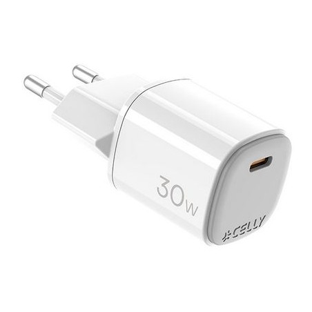 CELLY Caricabatterie - UPTC1USBC30W - 30W GaN Wall Charger [UPTC CO...