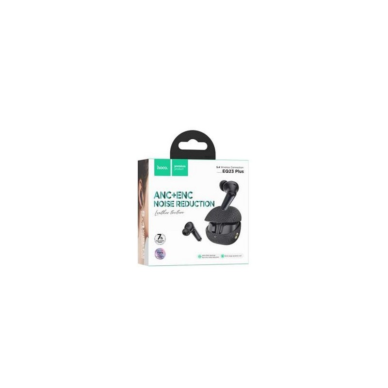 HOCO EQ23 PLUS ANC+ENC TRUE WIRELESS BT HEADSET BLACK HOCO AURICOLA...