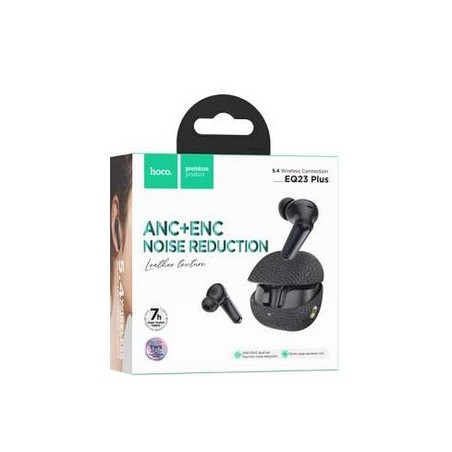 HOCO EQ23 PLUS ANC+ENC TRUE WIRELESS BT HEADSET BLACK HOCO AURICOLA...