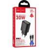 HOCO N63 PD30W+QC3.0 FAST CHARGER SE USB-C TO USB-C 1MT HOCO CARICA...