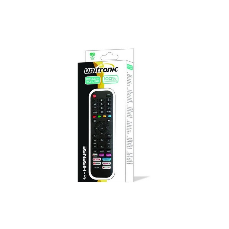 UNITRONIC TELECOMANDO PER HISENSE TV GBS TELECOMANDI