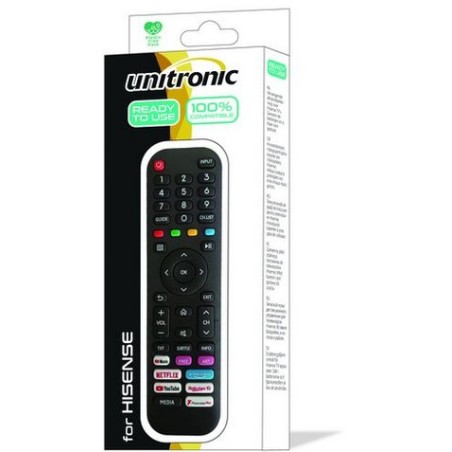 UNITRONIC TELECOMANDO PER HISENSE TV GBS TELECOMANDI