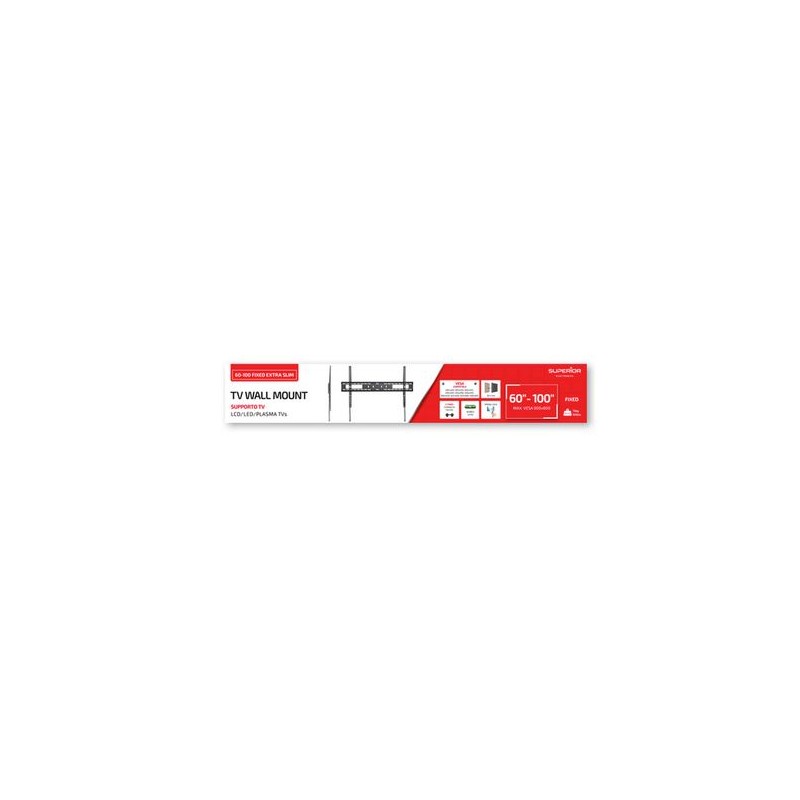 SUPERIOR SUPSTV007 60-100FULL MOTION EXTRA SLIM SUPPORTO TV SUPERIO...