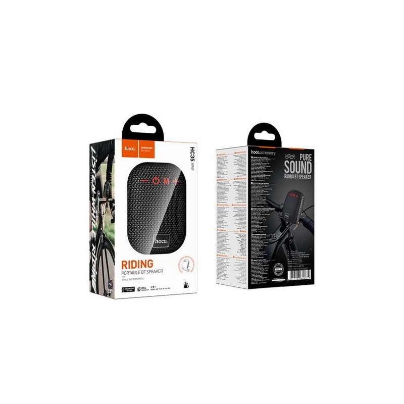 HOCO HC35 OUTDOOR RIDING BT SPEAKER BLACK HOCO SPEAKER