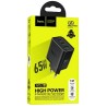 HOCO N75 SINGLE PORT 65W CARICATORE NERO HOCO CARICABATTERIE