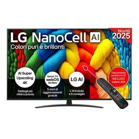 LG TV NANOCELL 65" 65NANO81A3A 4K SMART TV LG LG