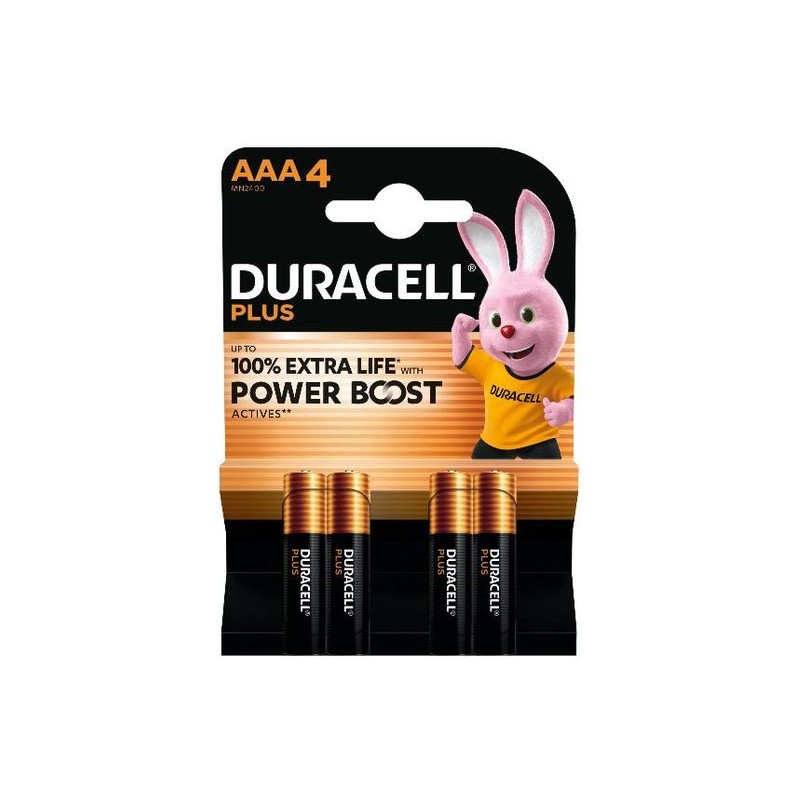 DURACELL PLUS POWERBOOST AAA 2400 CONF.4 DURACELL DURACELL