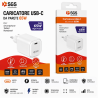 SGS CARICATORE USB-C 65W DA PARETE SGS CARICABATTERIE