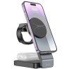 HOCO CQ3 FOLDING 3IN1 MAGNETIC WIRELESS FAST CHARGER BLACK HOCO CAR...