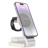 HOCO CQ3 FOLDING 3IN1 MAGNETIC WIRELESS FAST CHARGER WHITE HOCO CAR...