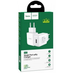 HOCO N2 CARICABATTERIE USB 2.1A - WHITE HOCO CARICABATTERIE