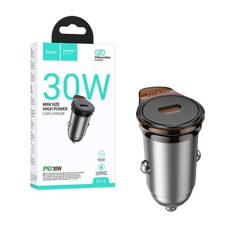 HOCO NZ16 SINGLE PORT 30W CAR CHARGER HOCO CARICABATTERIE AUTO