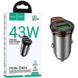 HOCO NZ16A DUAL PORT 43W CAR CHARGER HOCO CARICABATTERIE AUTO