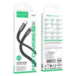 HOCO X125 PD30W USB-C TO IPHONE LIGHTNING BLACK HOCO CAVI