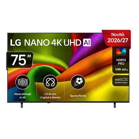 TV LED LG 75" 75NU85CB6LA NANOCELL 4K SMART TV WIFI DVB-T2/S2 4HDMI...