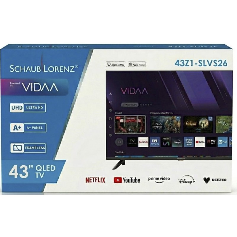 SCHAUB LORENZ TV QLED 43" 43Z1SLVS26 SCHAUB LORENZ LED