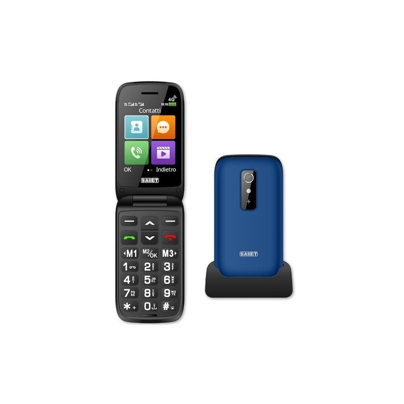 SAIET SHELL 4G TELEFONO BLU SAIET SAIET