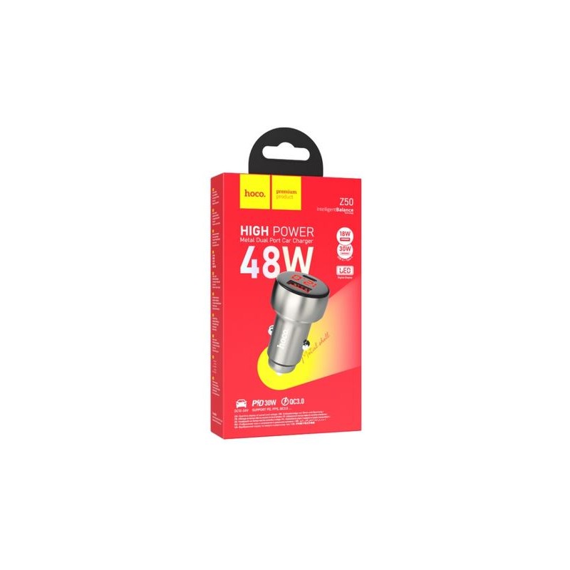 HOCO HIGH POWER 48W Z50 PD30W HOCO CARICABATTERIE AUTO HOCO HIGH POWER 48W Z50 PD30W HOCO CARICABATTERIE AUTO
