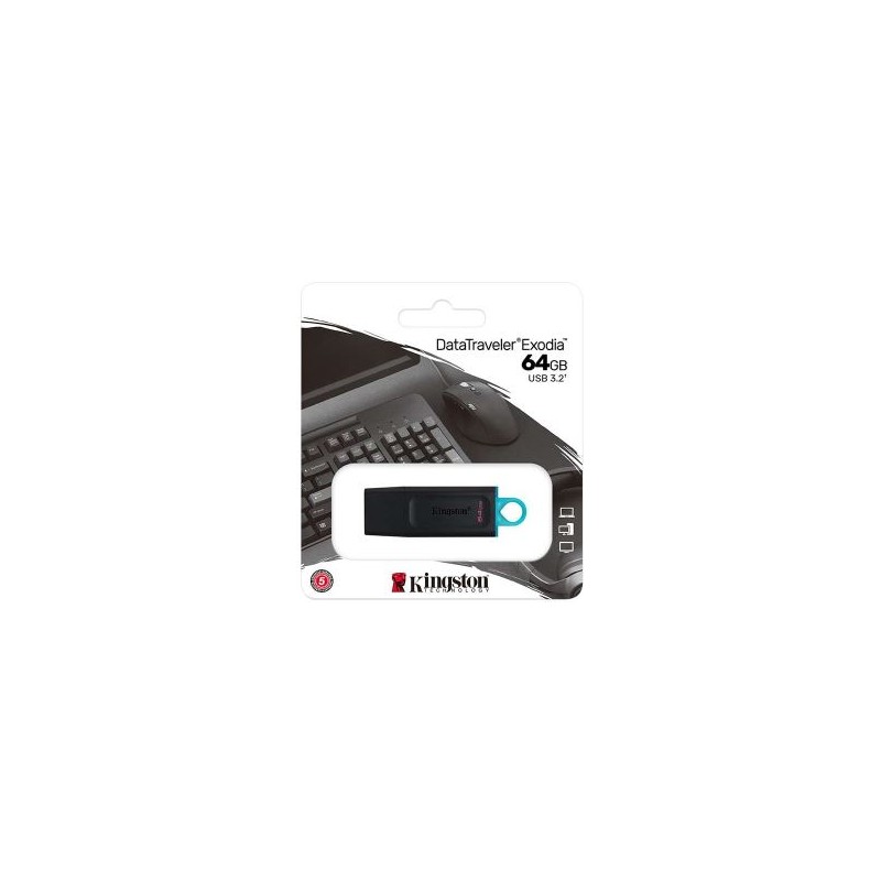 KINGSTON DATATRAVEL 64GB USB 3.2 KINGSTON PENDRIVE KINGSTON DATATRAVEL 64GB USB 3.2 KINGSTON PENDRIVE
